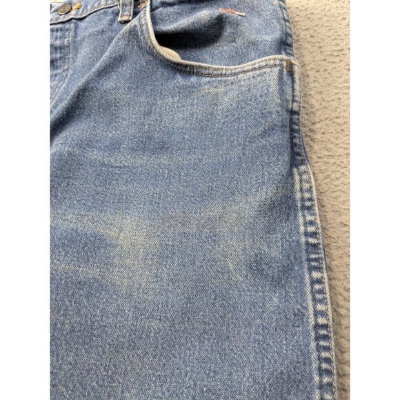 Wrangler 31 Relaxed Fit FR Jeans Mens 38x32 (Fits 34.5x30) 10FR31MWZ Blue - Picture 15 of 16